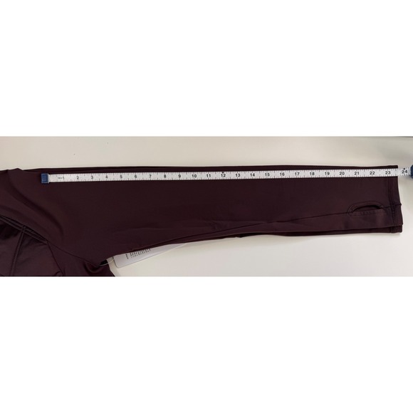 Rhone Alpine Jacket Brown Berry Quilted Satin Mock Neck Full Zip Womens Medium - Picture 7 of 10